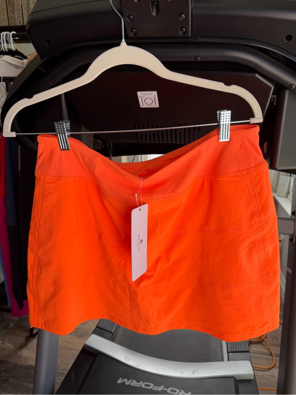 CRZ YOGA Bright Orange Women's Athletic Skort